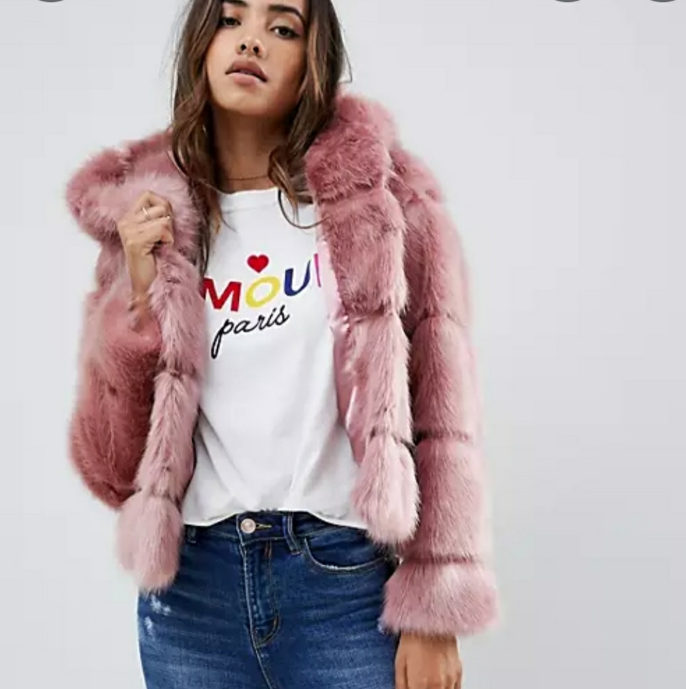NWOT Asos Faux Fur